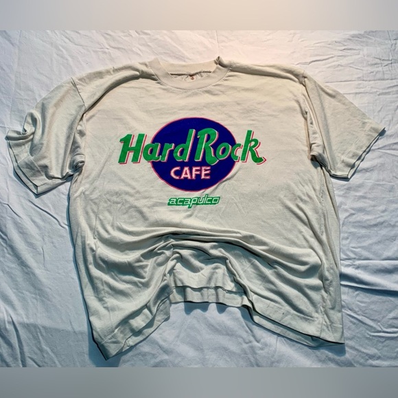 💙 Vintage Hard Rock Cafe Acapulco T-Shirt – Size Large - Picture 2 of 6